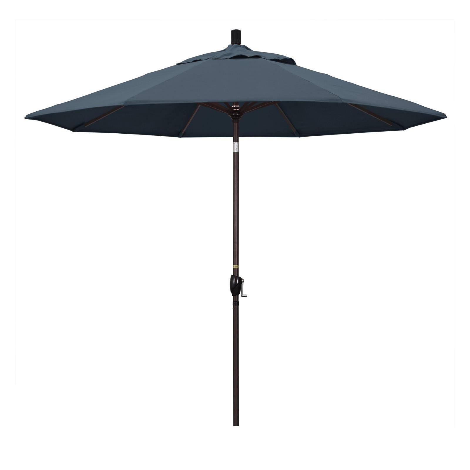 9 ft. Aluminum Push Button Tilt Market Umbrella N724