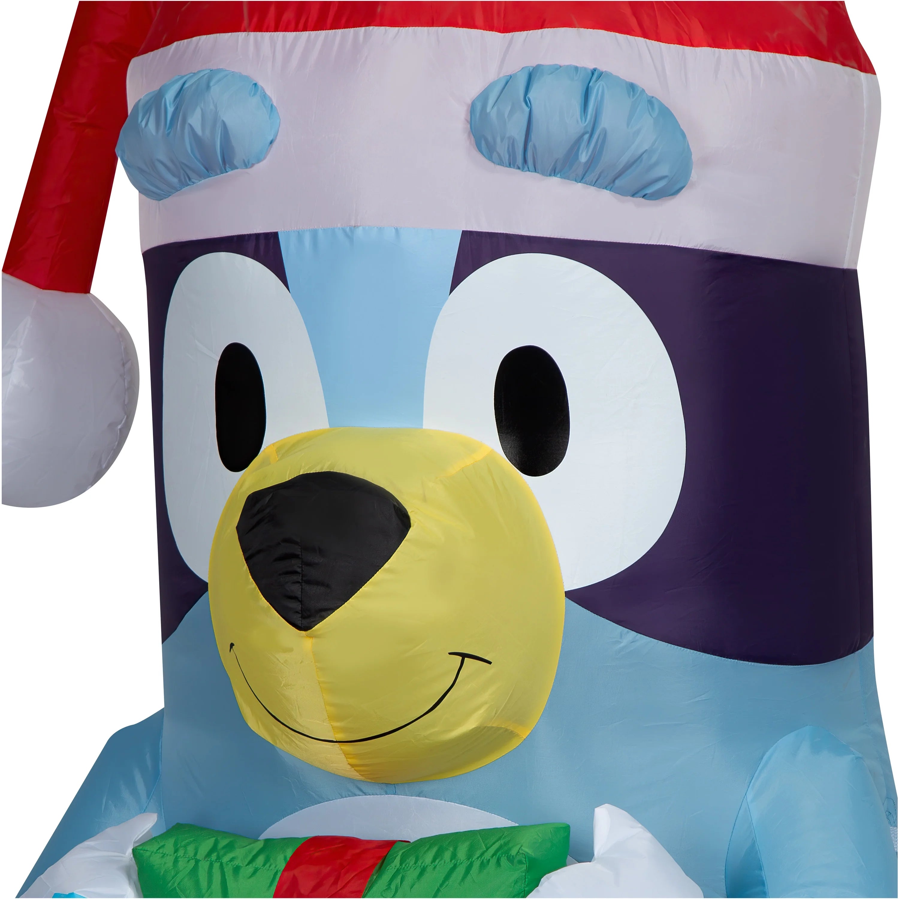 Bluey Airblown Inflatables Christmas with Santa Hat and Present B555655