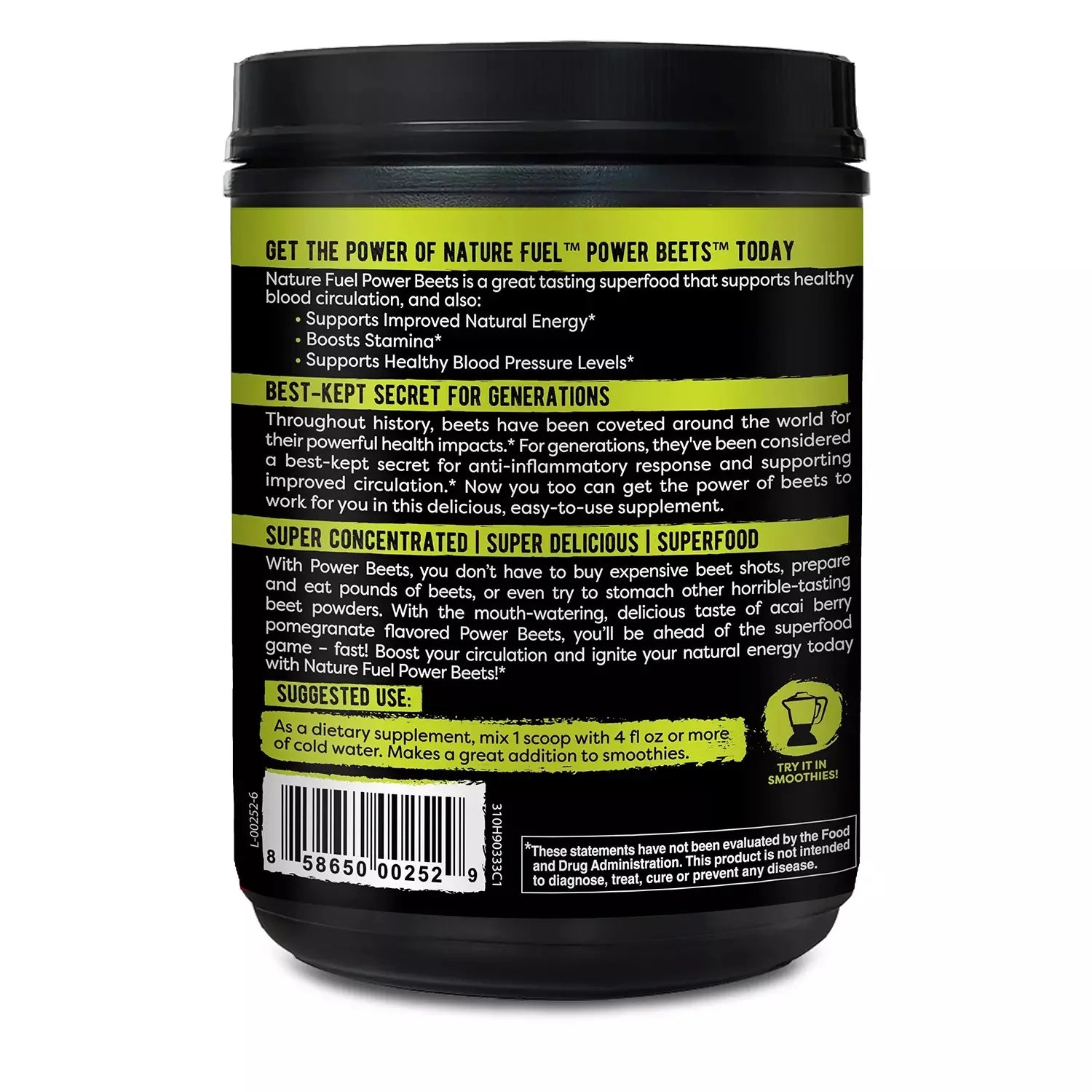 3 Pack Power Beets Juice Powder, 60 servings (11.6 oz.) Y51580