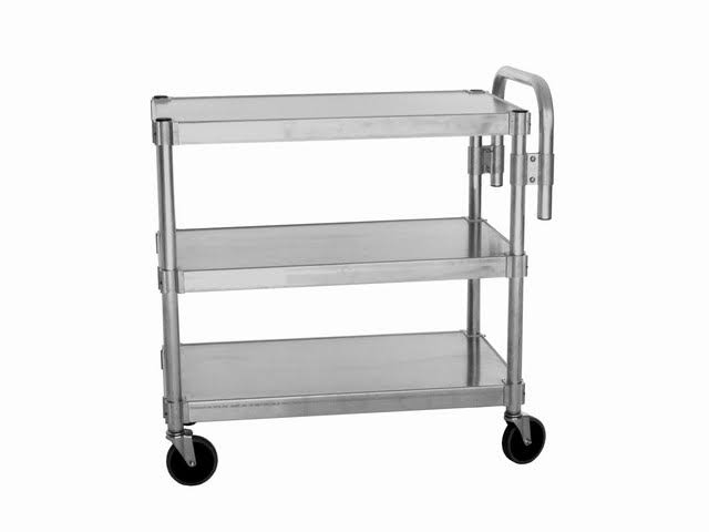 3 Tier Aluminum Utility Carts 36 x 18 x 48 in. V884