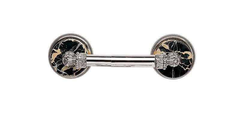 Antique Copper Toilet Paper Holder Black Marble J108241