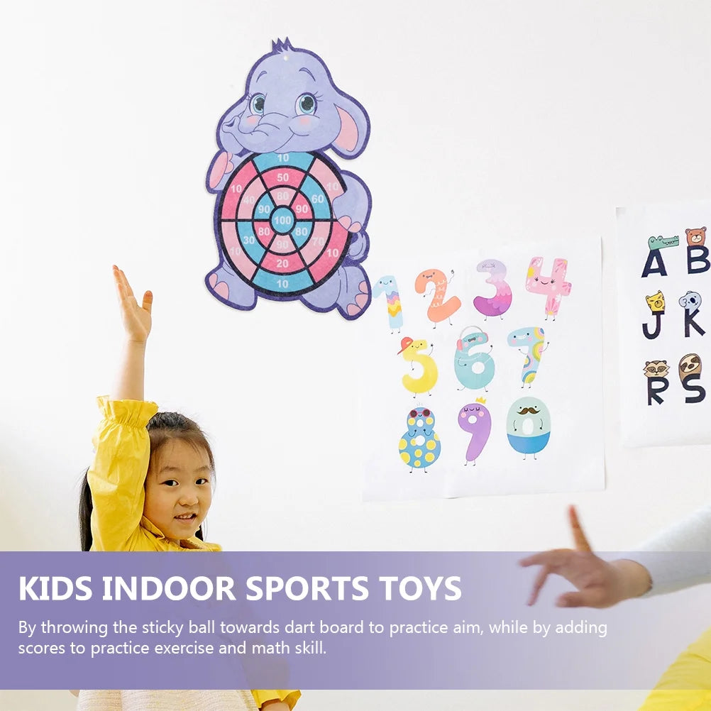 2 Sets Children's Sticky Ball Board Games Educational Dart Toy Sports Toys N79615