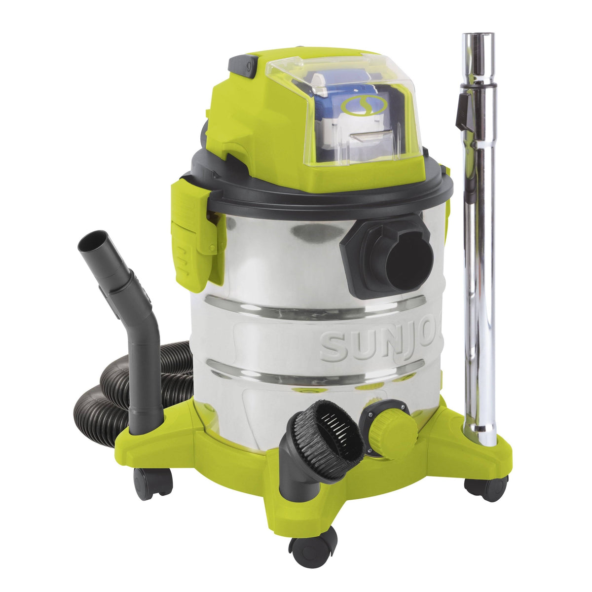 24-Volt Cordless Portable Stainless Steel Wet/Dry Vacuum Kit, 5.2 gal F971319