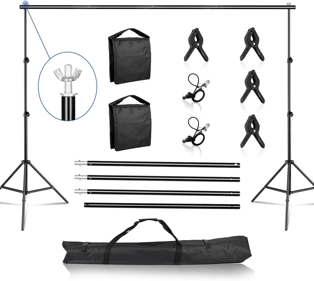 7x10 FT Adjustable Backdrop Stand with Carrying Bag G26322