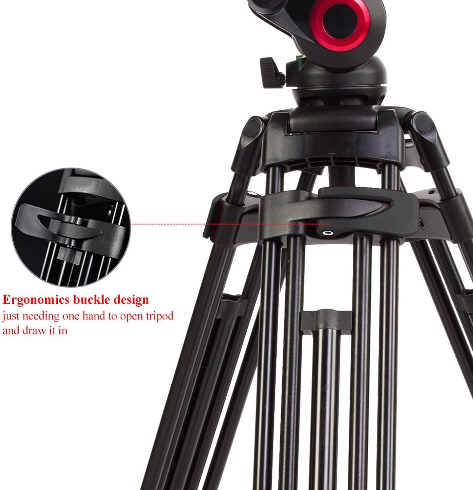 Heavy Duty Aluminum Video Tripod with Camera Stand X552917
