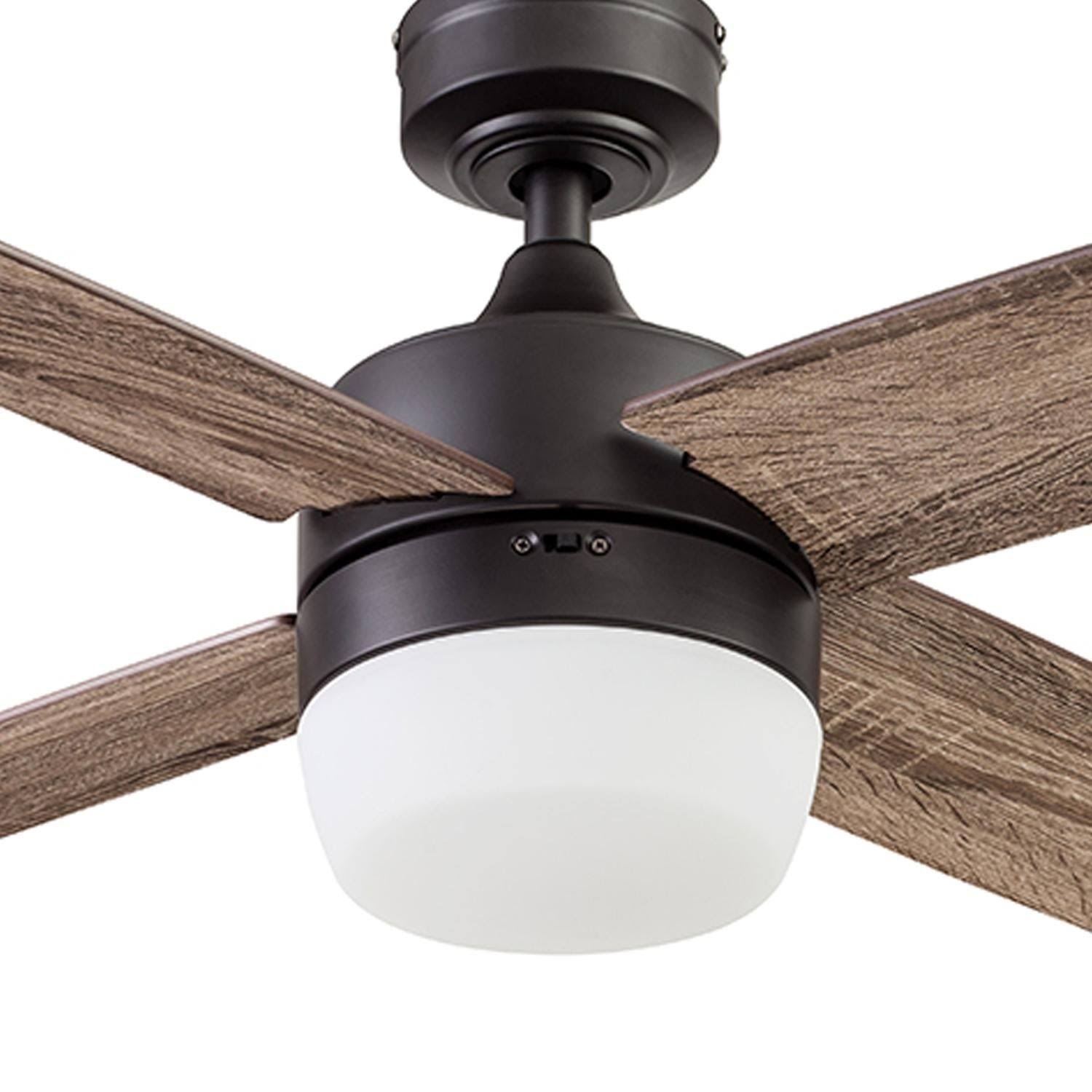 44 inch Espresso Remote Control Ceiling Fan, 4 Blades V4609
