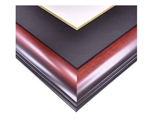 Gold Embossed Diploma Frame with Campus Images Lithograph H166