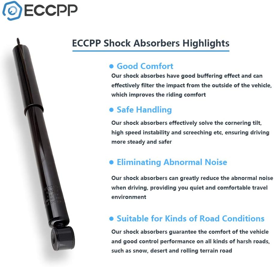 Rear Shocks Absorbers Set of 2 E9273