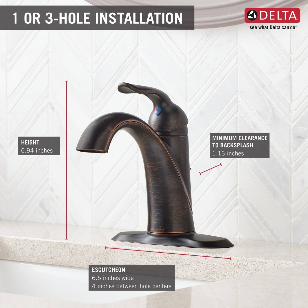 Single Handle Bathroom Faucet E51764