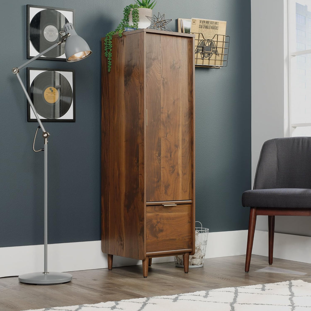 Storage Cabinet with File, Grand Walnut Finish H259