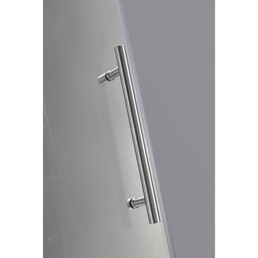Oil Rubbed Bronze Frameless Hinged Shower Door P36647
