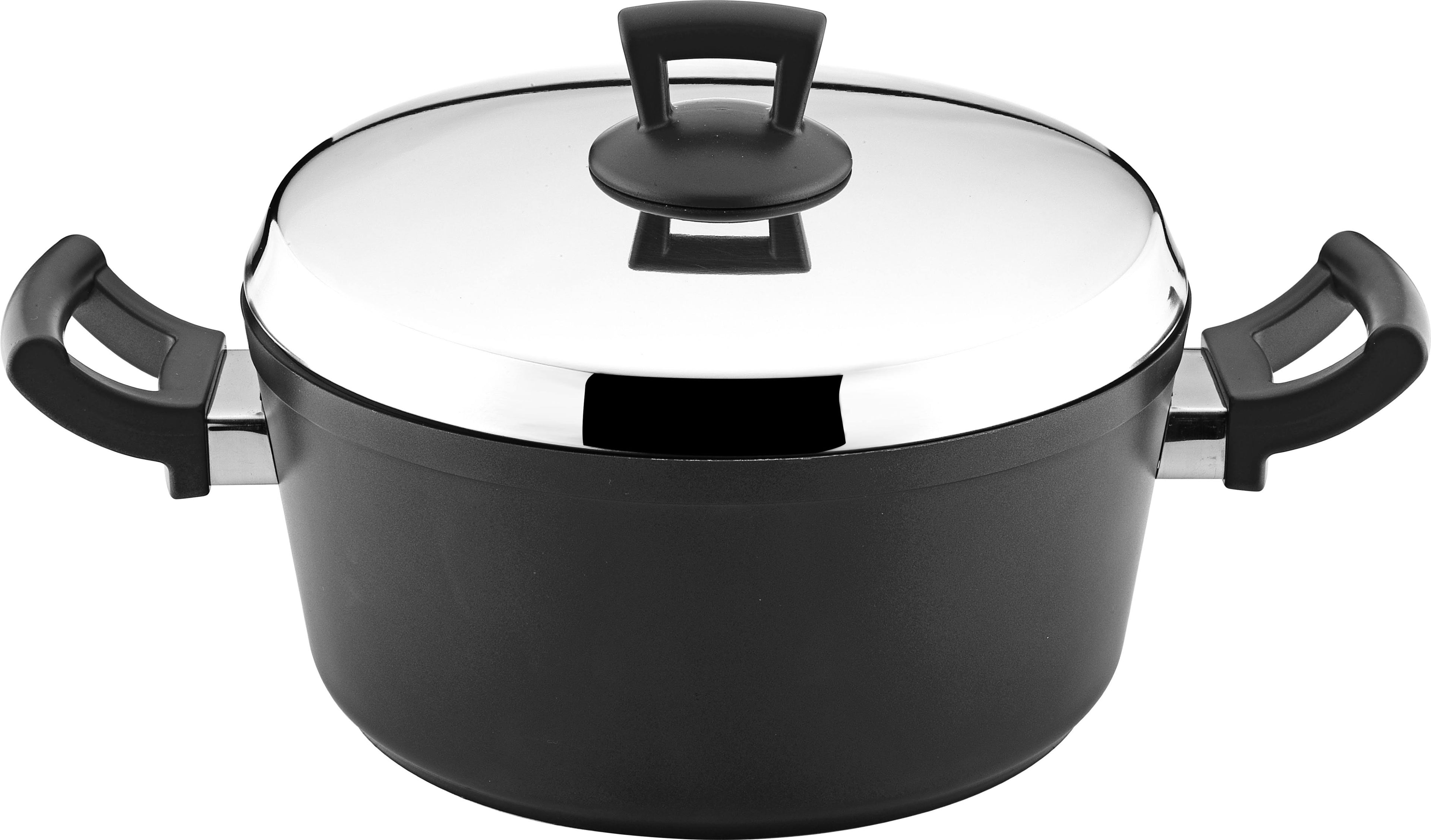 Cast Aluminum Nonstick Saucepan Stockpot with Stainless Steel Lid M3597