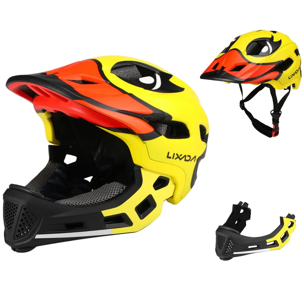 Kids Detachable Full Face Helmet for Cycling Skateboarding Roller Skating S82024