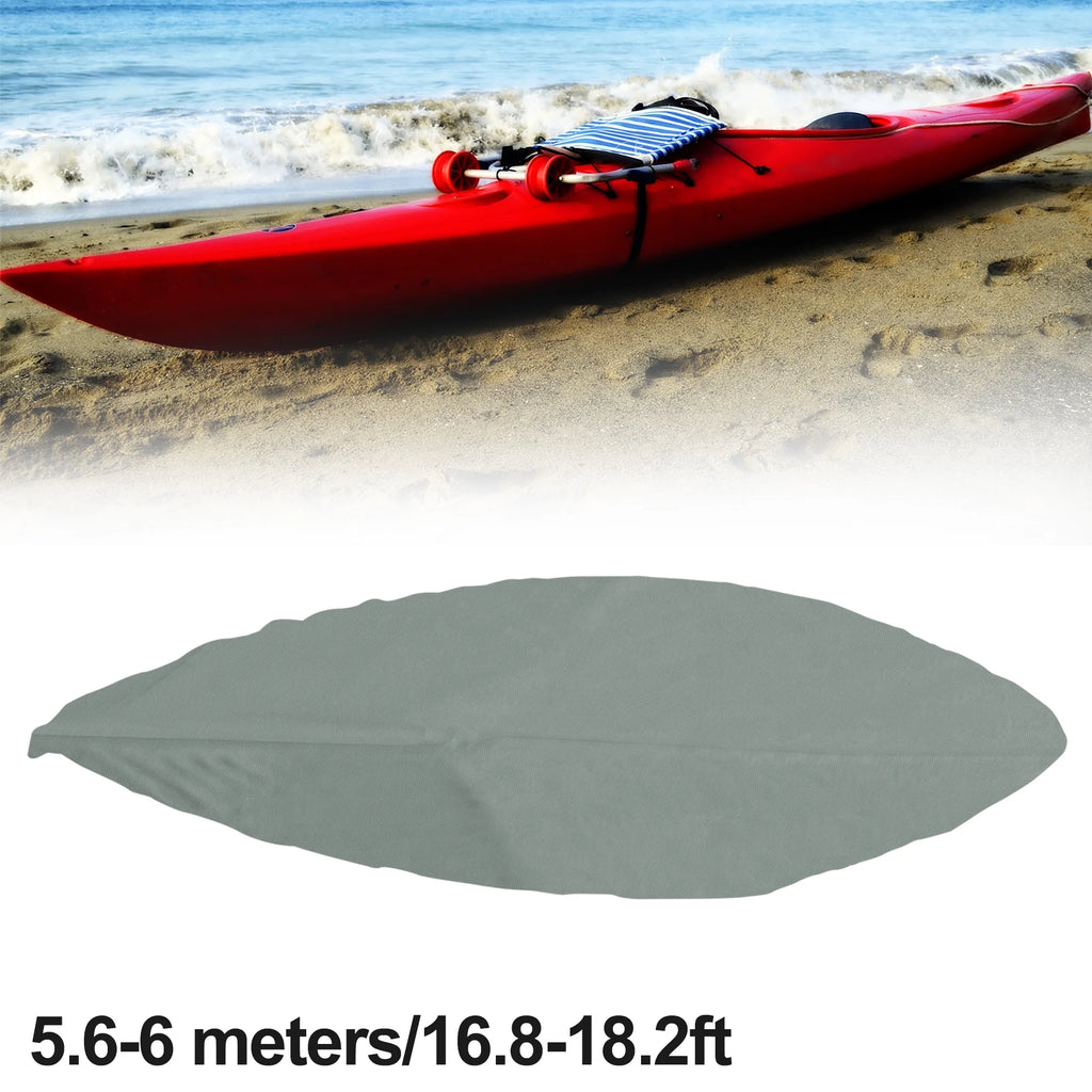 Silver Tone 16.8-18.2ft Kayak Cover O338