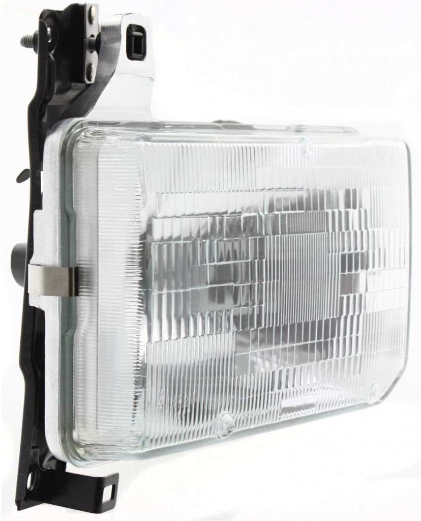 Passenger Side Halogen Composite Headlight Pack of 2 V9800