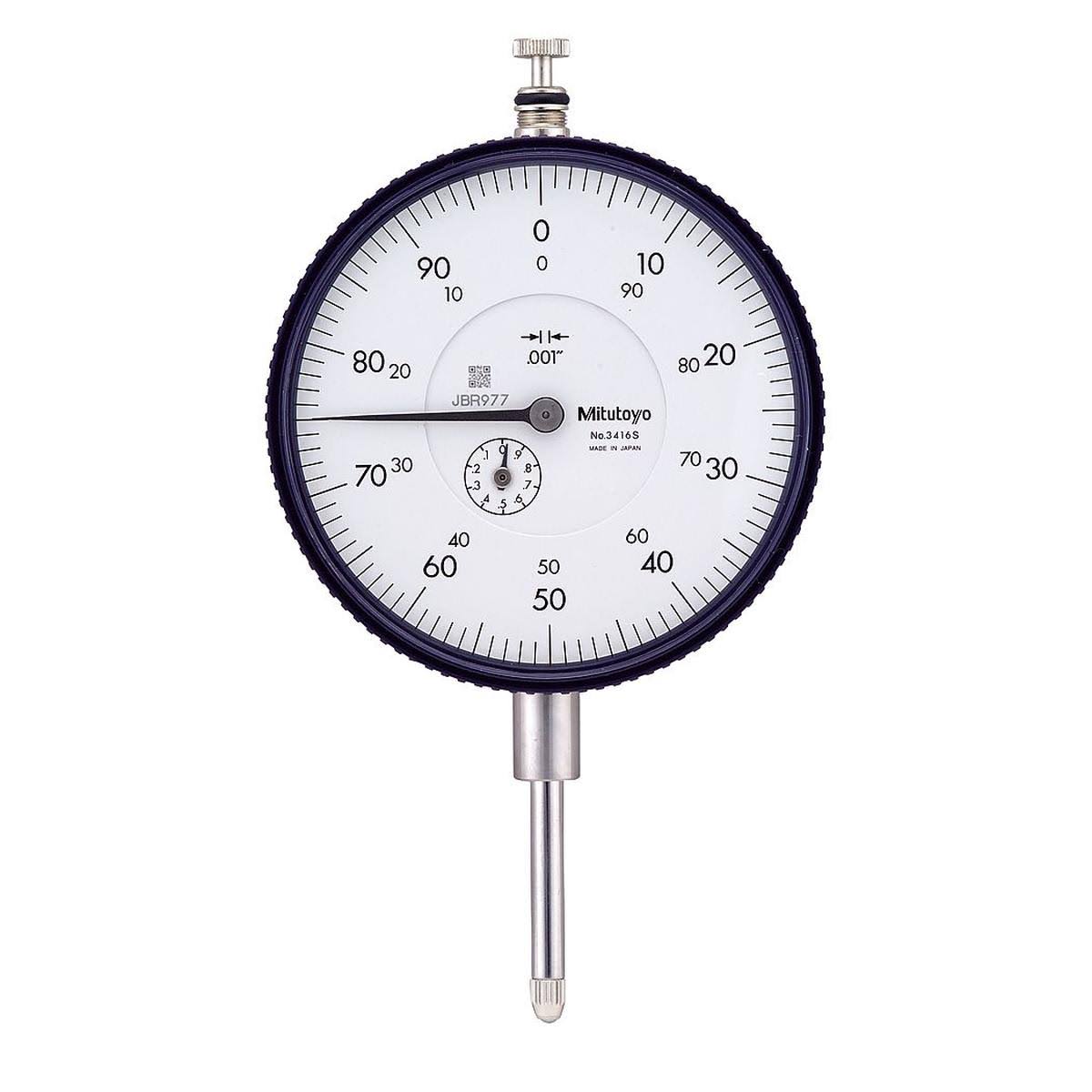 Dial Indicator, 0 to 1 In, 0-100 D97655