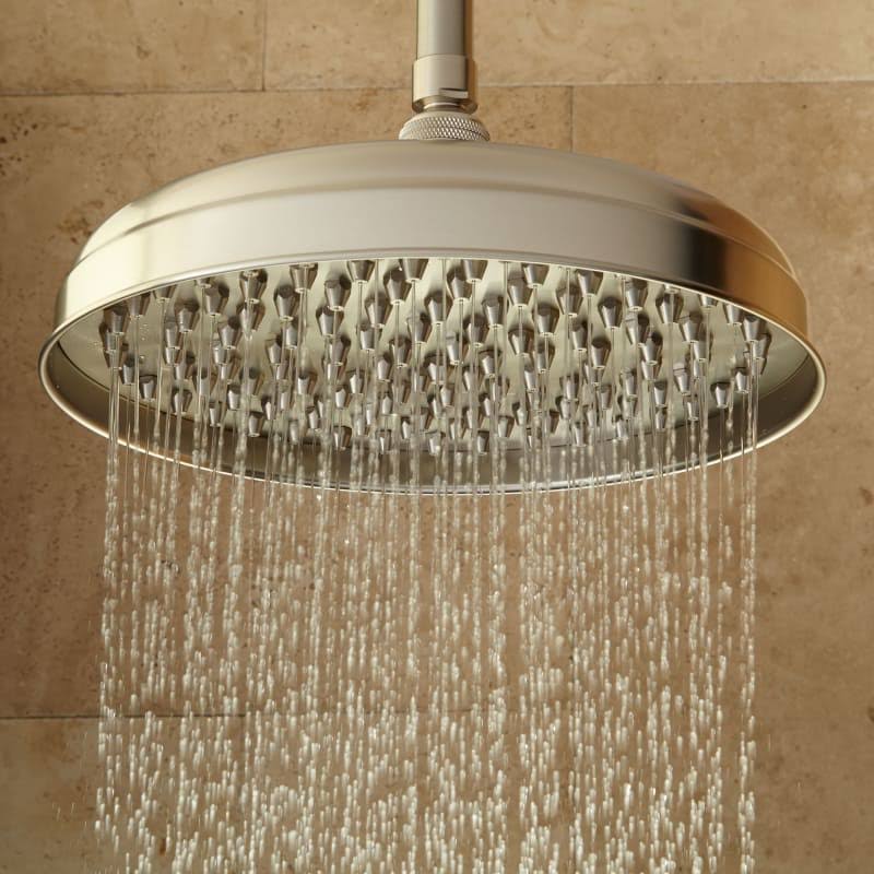 Brushed Nickel Single Function Rain Shower Head G55621