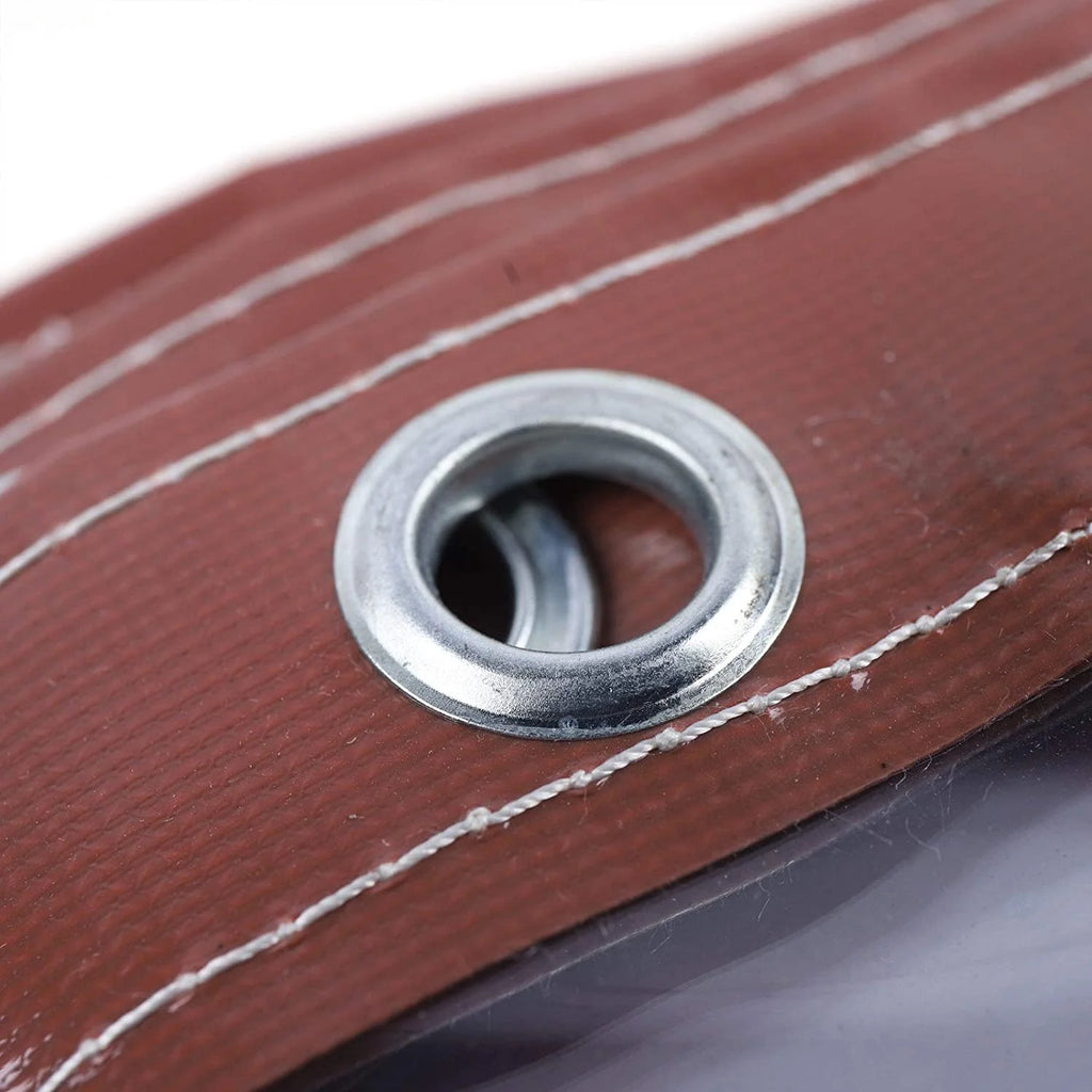 Brown Waterproof PVC Tarpaulin Canopy 8'*8' J13107