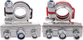 Top Post Battery Terminal Connectors with 3 Way, Copper Plate, Pack of 2 F229