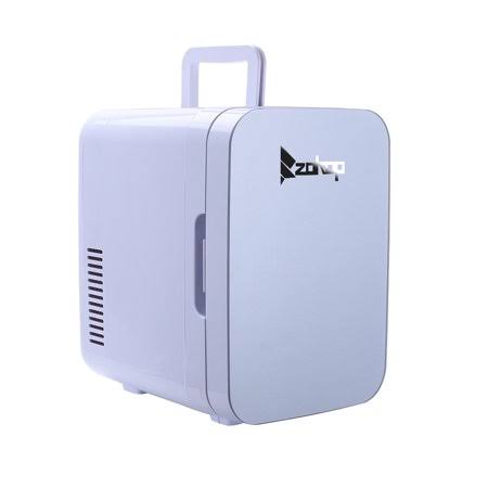 Gray Portable Mini Fridge with Freezer, Electric Cooler and Warmer H5358