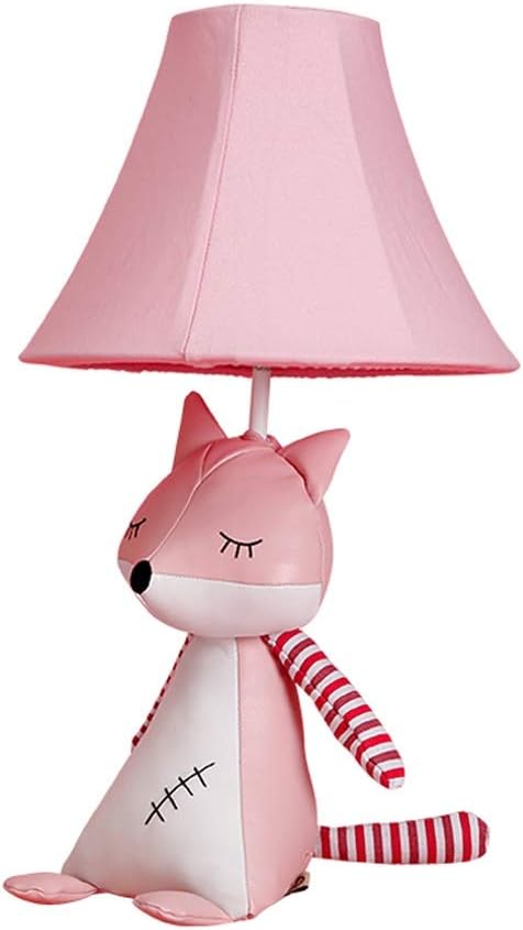 Pink Cartoon Fox Desk Lamp 50cm Warm Bedside Lamp S8687