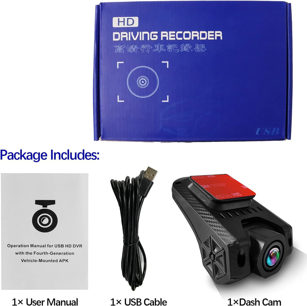 Dash Cam with 16GB Micro SD Card, Pack of 2 V162715