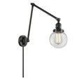 Matte Black 1 Light Swing Arm Lamp B314