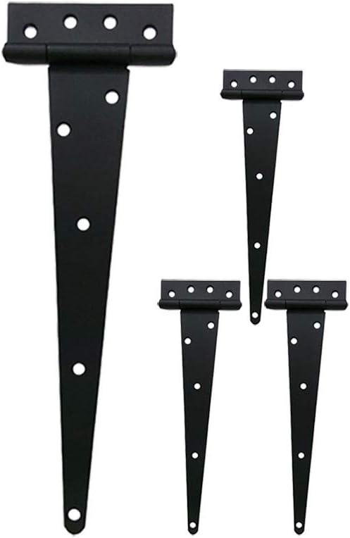 12” Steel Tee Hinge Matte Black 6 Pack L51894