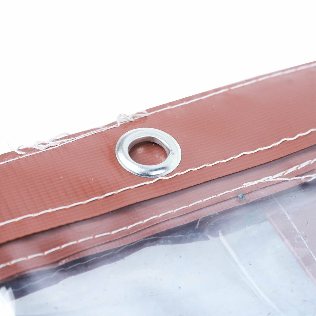 Brown Waterproof PVC Tarpaulin Canopy 8'*8' J13107