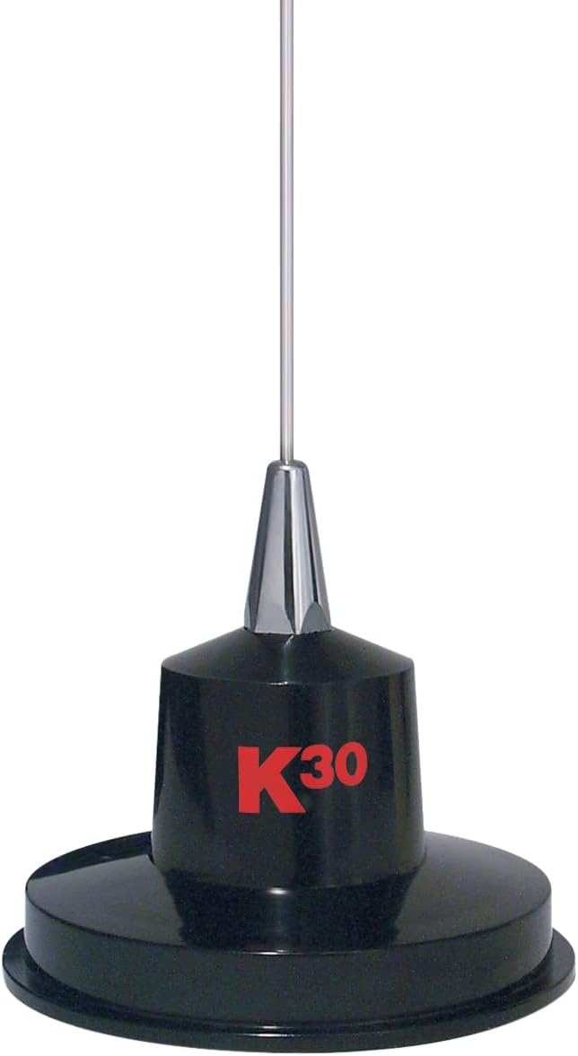 35" Stainless Steel CB Antenna, Black, Pack of 2 A483