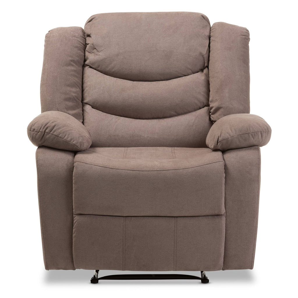 Godiva Brown Fabric Power Recliner Chair W526094