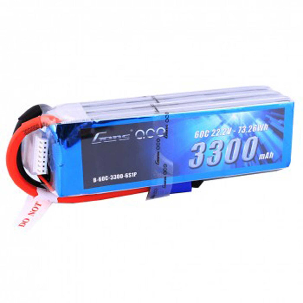 22.2V 60C 6s 3300mAh Lipo Battery Pack with EC5 Plug Y71926