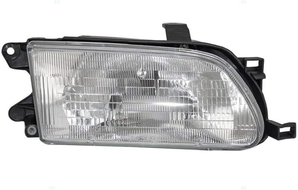 Headlight Assembly for Toyota Tercel 1995 1996 Passenger Side Halogen Pack of 2 L98464