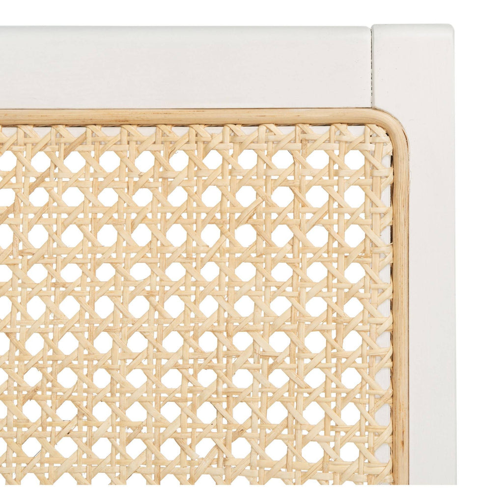 White/Natural Cane Dining Chair (Set of 2) D9076