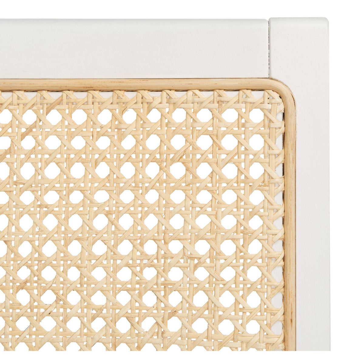 White/Natural Cane Dining Chair (Set of 2) D9076
