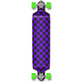 Checker Purple Drop Down Longboard Complete D691