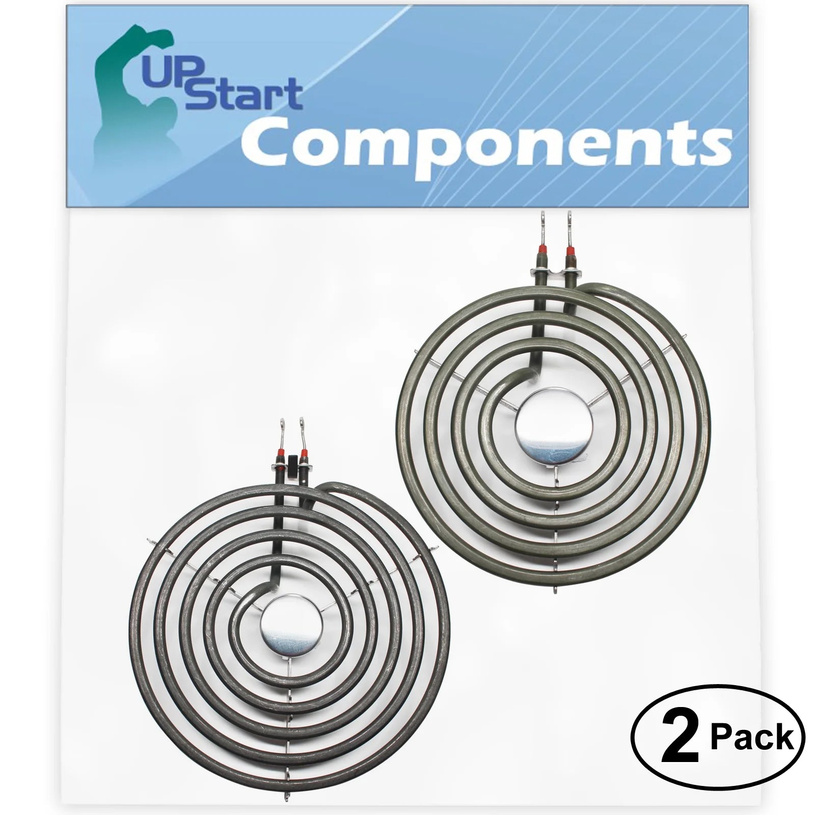 2-Pack 8 inch 5 Turns & 6 inch 4 Turns Surface Burner Elements N23447