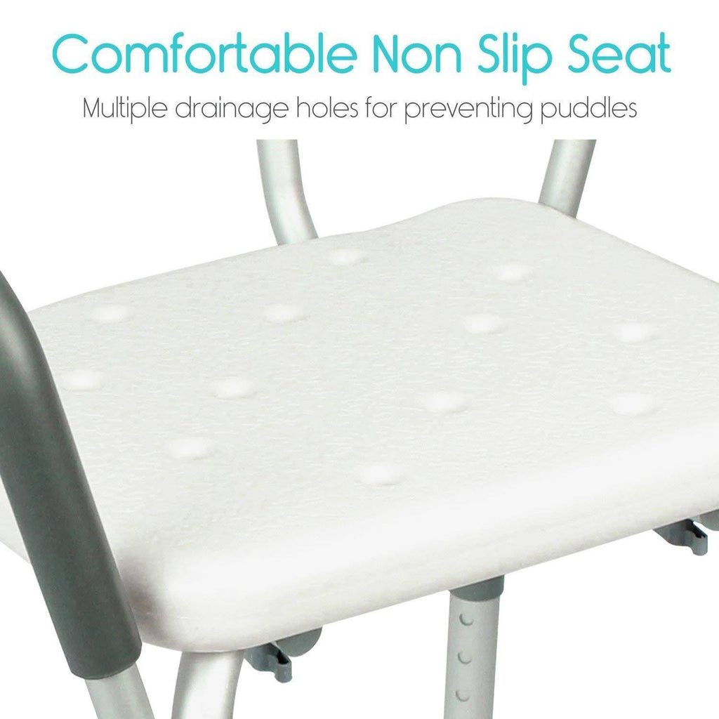 Shower Chair with Back and Arms S886