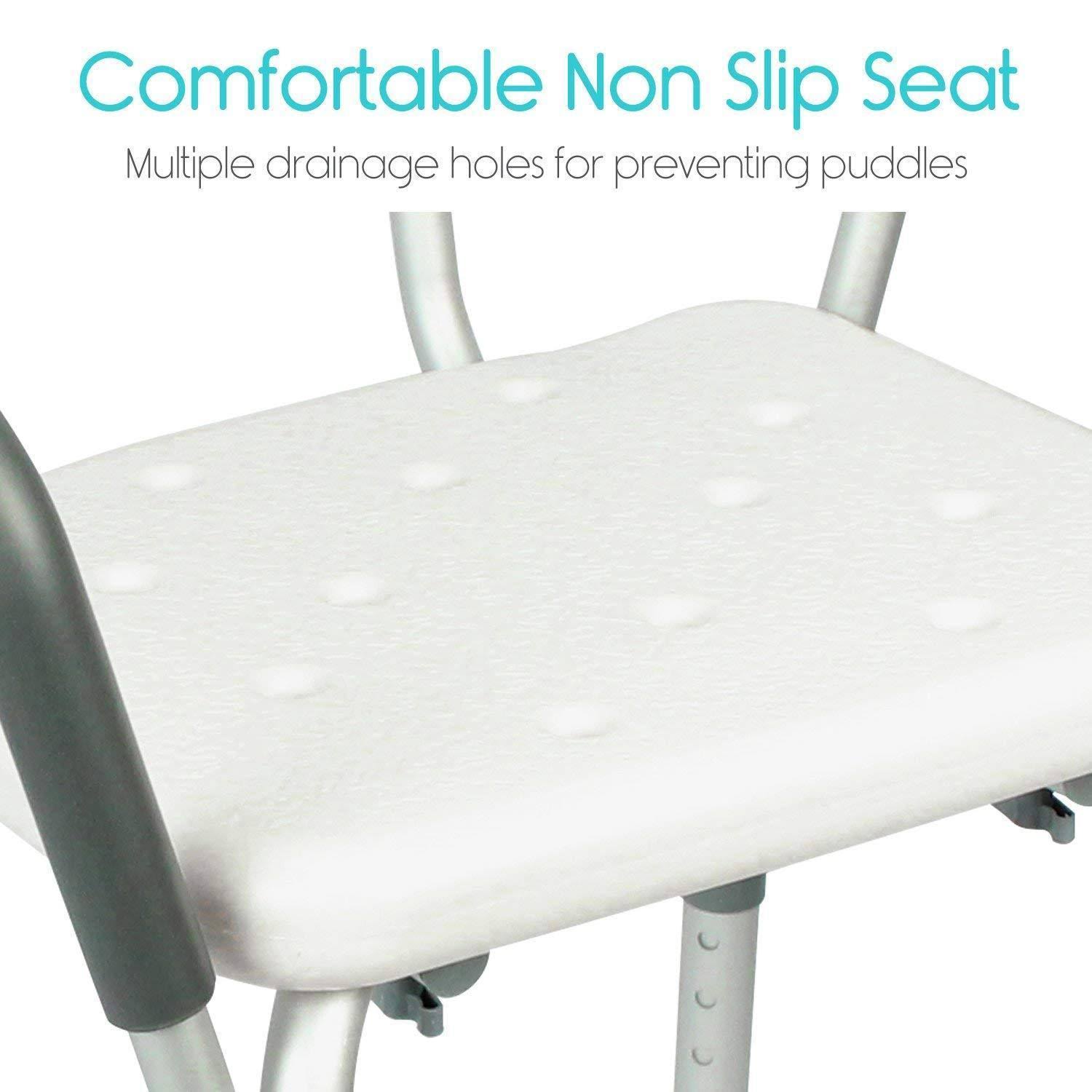 Shower Chair with Back and Arms S886