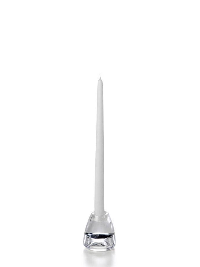 144 Pc White Taper Candles H3465
