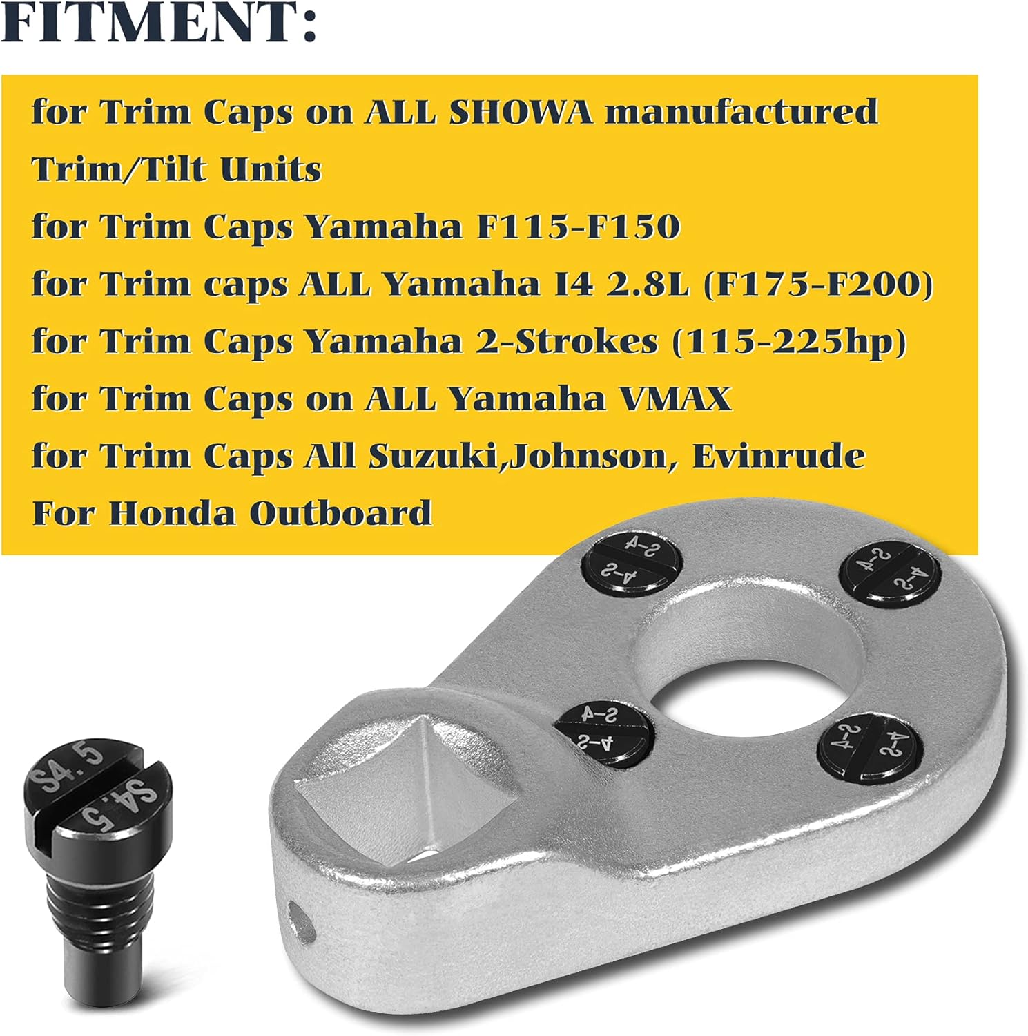 32mm x 4mm /4.5mm Outboard Trim/Tilt Pin Wrench Pack of 2 O356052