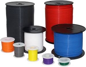 14 AWG PTFE High Temperature Stranded Wire, 100 ft., Violet W7265