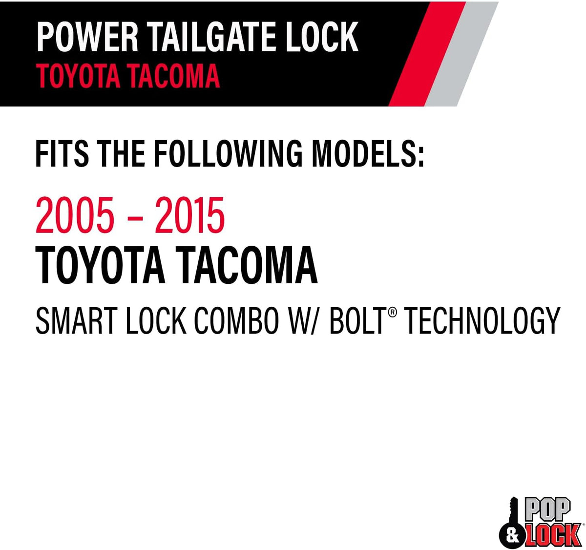 Black Power Tailgate Lock K833