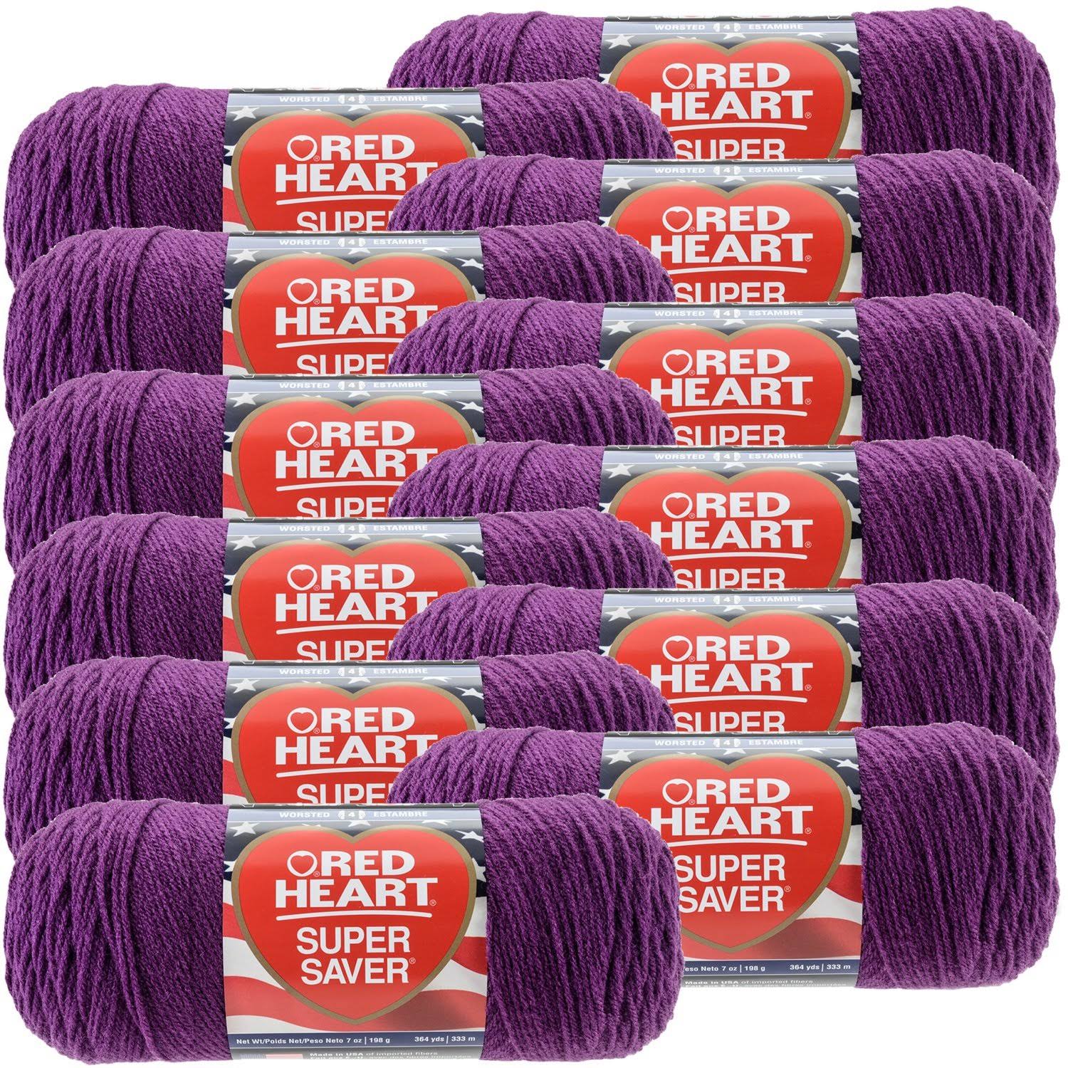 Dark Orchid Super Saver Yarn Multipack of 12 R11735
