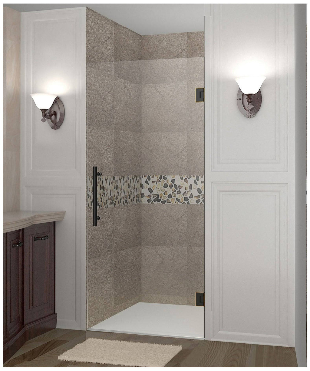 Oil Rubbed Bronze Frameless Hinged Shower Door P36647