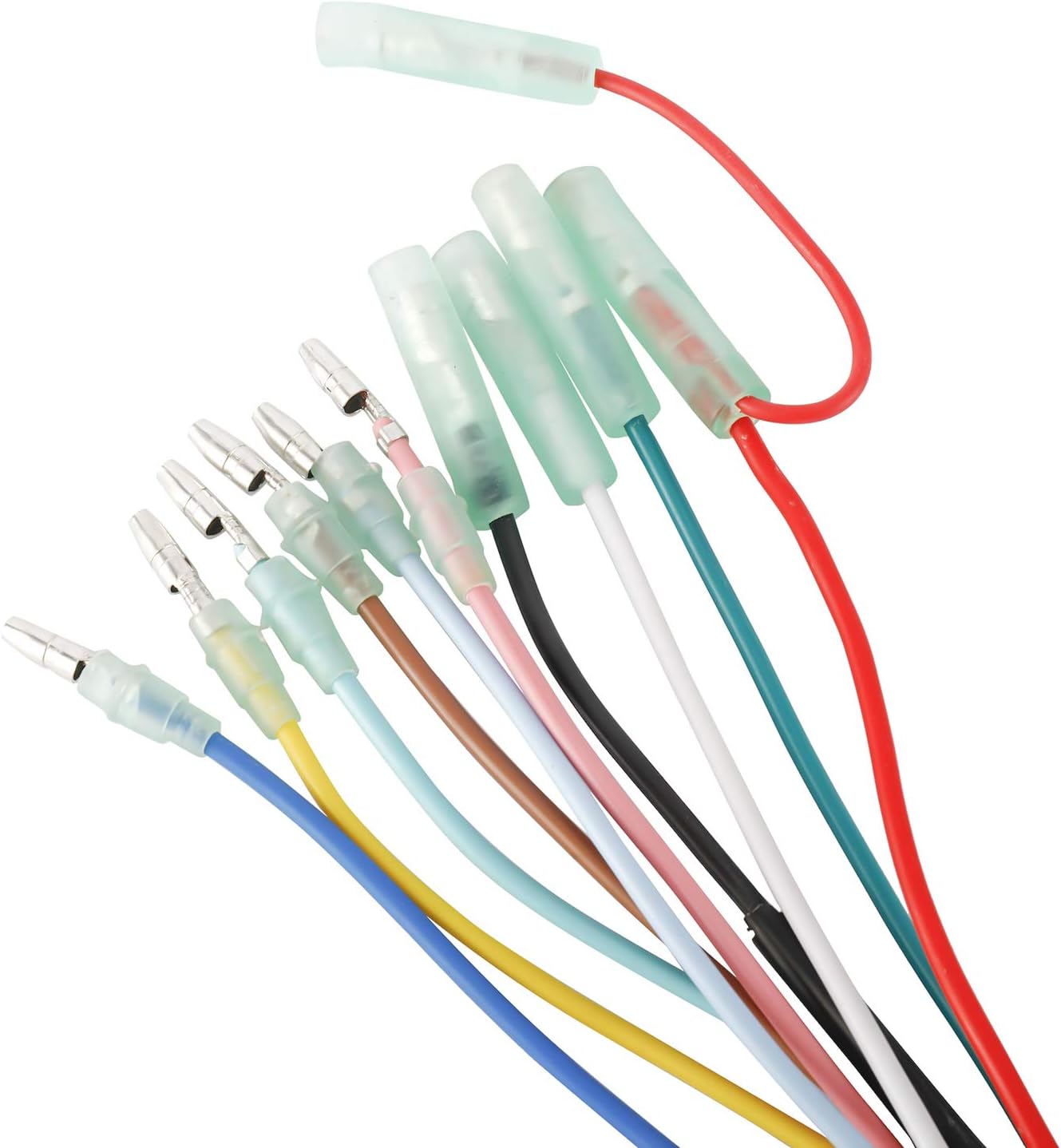 10 Pin 16.4ft Motor Cable Wire Harness for Yamaha Outboard Engine 703 Remote Control Box, Pack of 2 C498767