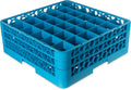 16 Compartment Glass Rack with 2 Extenders, Carlisle Blue, Pack of 2 L65127