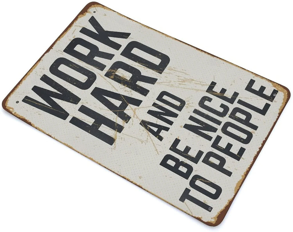 Vintage Retro Metal Sign 8"x12" H4715