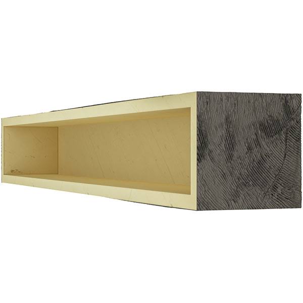 Hand Hewn Faux Wood Fireplace Mantel E697877
