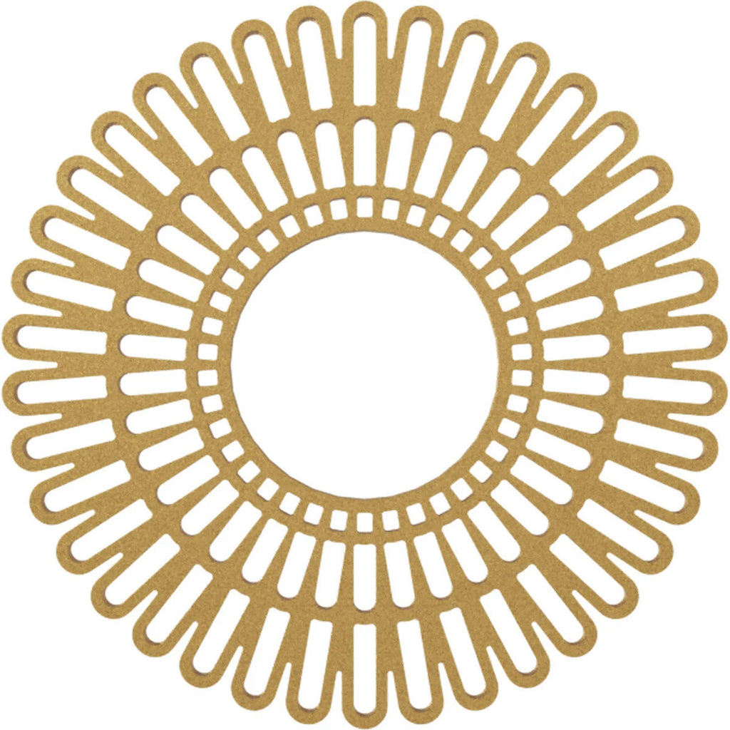 Gold PVC Pierced Ceiling Medallion U4487